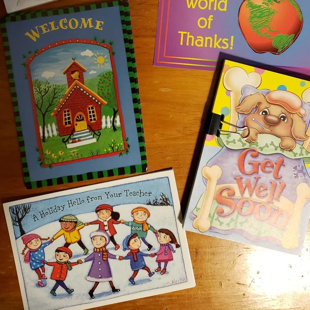 Teacher postcard bundle